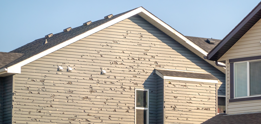 How To Spot Hail Damage On Your Vinyl Siding